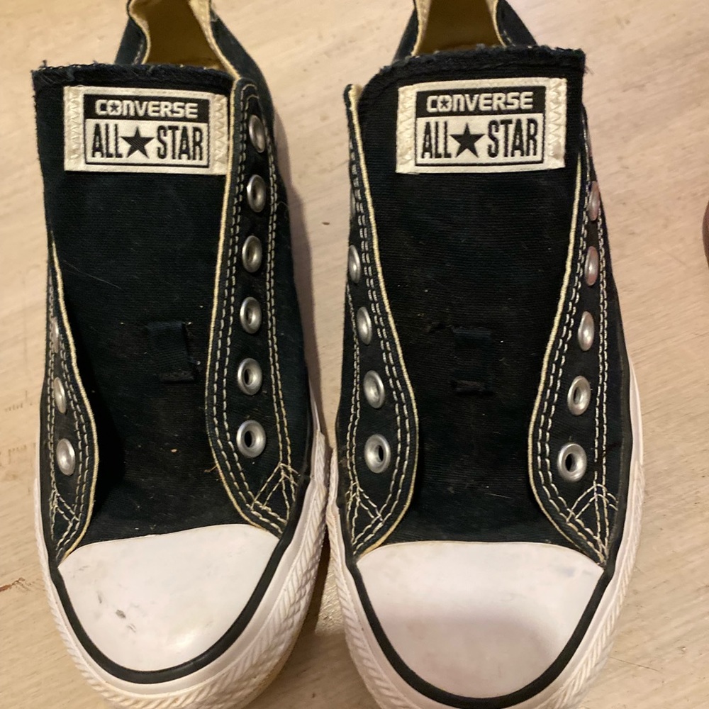 Converse Black shoes size 8
